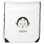 Dıythinker Geleneksel Japon Komik Kadın Maske İpli Sırt Çantası