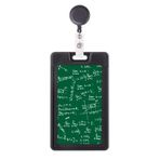 DIYthinker Green Limits Matematiksel Formüller Geri Çekilebilir Rozet Makarası Kart Kılıfı