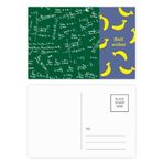DIYthinker Green Limits Matematiksel Formüller Muz Kartpostal Seti Teşekkür Kartı Gönderi Tarafı 20 adet