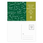DIYthinker Green Limits Matematiksel Formüller Şiir Kartpostal Seti Teşekkür Kartı Gönderi Tarafı 20 adet