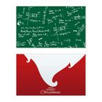 DIYthinker Green Limits Matematiksel Formüller Tatil Mutlu Noeller Kartı Noel Vintage Mesaj