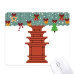 DIYthinker Güney Kore Kırmızı Tuğla Kulesi Mouse Pad Oyun Ofis Mat Noel Kauçuk Ped