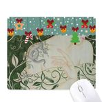 DIYthinker Güzellik Asma Yılan Çin Stili Suluboya Mouse Pad Oyun Ofis Mat Noel Kauçuk Ped