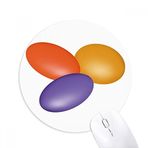 Dıythinker Hap İllüstrasyonu Sağlık Bakım Ürünleri Desen Baskılı Yuvarlak Kaymaz Kauçuk Mouse Pad