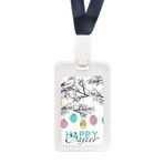 DIYthinker Happy Easter Religion Festival Yumurta Kuş Şeffaf Kimlik Kredi Kartı Tutucu Koruyucu Kılıf