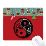 DIYthinker Hayalet Çin Taichi Sekiz Diyagram Mouse Pad Oyun Ofis Mat Noel Kauçuk Ped