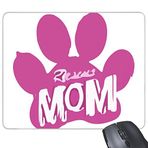 DIYthinker Hayvan Koruyucu Evcil Hayvan Sevgili Evcil Hayvan Köle Çizgi Roman Stil Çizgi Film Pembe Anne Yaratıcı Desen Dikdörtgen Kaymaz Kauçuk Mousepad Oyun Mouse Pad