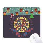 DIYthinker Hayvan Yılan Yaratığı Kombinasyon Desen Mouse Pad Oyun Ofis Mat Noel Kauçuk Ped