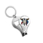 DIYthinker Hint Koyun İskeleti Alevli Priest Kurban Totem Dövme İllüstrasyon Desen Metal Anahtarlık Halka Çok Fonksiyonlu Tırnak Makası Şişe Açacağı Araba Anahtarlık En İyi Çekici Hediye