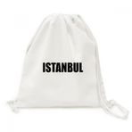 Dıythinker İstanbul Türkiye Şehir Adı Kanvas İpli Sırt Çantası