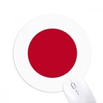 Dıythinker Japonya Ulusal Bayrağı Asya Ülke Baskılı Yuvarlak Kaymaz Kauçuk Mouse Pad