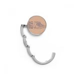 DIYthinker Kadın El Boyaması Kanvas Ayakkabı İllüstrasyon Masa Kancası Katlanır Çanta Masa Askısı Katlanabilir Tutucu 4,4 x 4,4 cm (Genişlik x Yükseklik) Katlanmış Çok Renkli