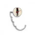 DIYthinker Kadın Gitar Müzik Aletleri Çılgın Adam Masa Kancası Katlanır Çanta Masa Askısı Katlanabilir Tutucu 4,4 x 4,4 cm (Genişlik x Yükseklik) Katlanmış Çok Renkli