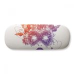 DIYThinker Kadın Gözlük Kılıfı Gözlük Deniz Tarağı Kabuk Tutucu Saklama Kutusu 6,3 inç x 2,4 inç Çok Renkli