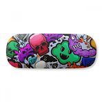 DIYThinker Kadın Gözlük Kılıfı Gözlük İstiridye Kabuğu Tutucu Saklama Kutusu 6,3 inç x 2,4 inç Çok Renkli