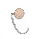 DIYthinker Kadın Mozaik Taş Doku Zarif Dalgalı Desen Masa Kancası Katlanır Çanta Masa Askısı Katlanabilir Tutucu 4,4 x 4,4 cm (Genişlik x Yükseklik) Katlanmış Çok Renkli