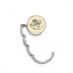 DIYthinker Kadın Siyah Çip Poker İllüstrasyon Desen Masa Kancası Katlanır Çanta Masa Askısı Katlanabilir Tutucu 4,4 x 4,4 cm (Genişlik x Yükseklik) Katlanmış Çok Renkli