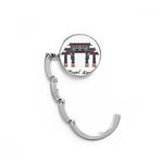 DIYthinker Kadın Ziyaret Anma Kemeri Güney Kore'de Masa Kancası Katlanır Çanta Masa Askısı Katlanabilir Tutucu 4,4 x 4,4 cm (Genişlik x Yükseklik) Katlanmış Çok Renkli