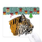 DIYthinker Kaplan Kafası Yakın Çekim Kral Hayvan Vahşi Mouse Pad Oyun Ofis Mat Noel Kauçuk Ped