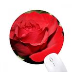 Dıythinker Kırmızı Büyük Boy Güller Çiçekler Baskılı Yuvarlak Kaymaz Kauçuk Mouse Pad