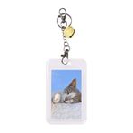 DIYthinker Kitty Cat Pet Relax Sleep Animal Sevimli Rozet Kredi Kartı Koruyucu Kol Sarı Çan