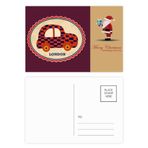DIYthinker Küçük araba İngiltere Londra Damga Britian Noel Baba Kartpostal Seti Teşekkür Kartı Gönderi 20 adet