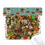 DIYthinker Kumarhane Bar Poker Kartı Çipleri Jackpot İllüstrasyon Mouse Pad Oyun Ofis Mat Noel Kauçuk Ped