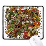 Dıythinker Kumarhane Bar Poker Kartı Çipleri Jackpot İllüstrasyonu Kaymaz Siyah Başlıklı Kenarlar Mouse Pad