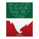 DIYthinker Limits Matematiksel Formüller Calculus Boyalı Tatil Mutlu Noeller Kartı Noel Vintage Mesaj