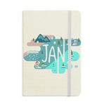 Dıythinker Ocak Ayı Sezon İllüstrasyon Baskılı A5 Defter