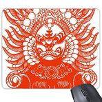 Dıythinker Pekin Operası Pekin Operası Yüz Maskesi Kırmızı Gongtongguan Kağıt Kesim Sanat Çin Geleneksel Kültür İllüstrasyon Desen Baskılı Dikdörtgen Kaymaz Kauçuk Mouse Pad