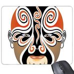 Dıythinker Pekin Operası Pekin Operası Yüz Maskesi Renkli Jiepaiguan Sanat Çin Geleneksel Kültür İllüstrasyon Desen Baskılı Dikdörtgen Kaymaz Kauçuk Mouse Pad