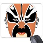 Dıythinker Pekin Operası Pekin Operası Yüz Maskesi Renkli Zhulianzhai Sanat Çin Geleneksel Kültür İllüstrasyon Desen Baskılı Dikdörtgen Kaymaz Kauçuk Mouse Pad