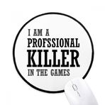 Dıythinker Profesyonel Katil Oyunları Yuvarlak Kaymaz Mouse Pad