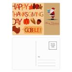 DIYthinker Pumkin Şükran Günü Türkiye Desenli Noel Baba Kartpostal Seti Teşekkür Kartı Gönderi 20 adet
