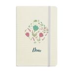 Dıythinker Punch Çiçek Bitki Boya Baskılı A5 Defter