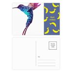 DIYthinker Renkli Fly Bird Protect Animal Pet Lover Muz Kartpostal Seti Teşekkür Kartı Gönderi Tarafı 20 adet