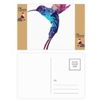 DIYthinker Renkli Fly Bird Protect Animal Pet Lover Noel Baba Hediye Kartpostal Teşekkür Kartı Gönderi 20 adet