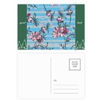 DIYthinker Rhododendron Çizim Sanatı Bitki İyi Şanslar Kartpostal Seti Kart Gönderi Tarafı 20 adet
