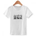 DIYthinker S Beyaz Erkek Primitive Afrika Elbisesi Aboriginal Siyah Totems Crew Yaka Tişört