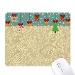 DIYthinker Sarı Desenler Kabuk Parmak İzi Mouse Pad Oyun Ofis Mat Noel Kauçuk Ped