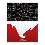 DIYthinker Seeking Limits Formüller Bilim Calculus Figür Tatil Mutlu Noeller Kartı Noel Vintage Mesaj