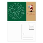DIYthinker Seeking Limits Matematiksel Formüller Noel Baba Kartpostal Seti Teşekkür Kartı Gönderi 20 adet