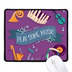 Dıythinker Siyah Elektrikli Piyano Müzik Kulaklığı Sesler Kaymaz Fare Altlığı