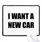 Dıythinker Siyah I Want A New Car Kaymaz Fare Altlığı
