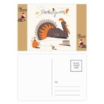 DIYthinker Şükran Günü Soyut Türkiye Desenli Noel Baba Hediye Kartpostal Teşekkür Kartı Gönderi 20 adet
