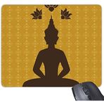 Dıythinker Tayland Krallığı Geleneksel Tayland Gümrük Kültürü Budizm Buda Heykeli Sanat İllüstrasyonu Dikdörtgen Kaymaz Kauçuk Mouse Pad