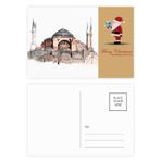 DIYthinker Türkiye Hagia Sophia İstanbul Noel Baba Kartpostal Seti Teşekkür Kartı Gönderi 20 adet