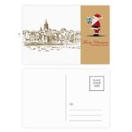 DIYthinker Türkiye Nehri Simgesi Çizim Manzara Noel Baba Kartpostal Seti Teşekkür Kartı Gönderi 20 adet