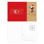 DIYthinker Türkiye Ülke Bayrağı İsim Noel Baba Kartpostal Seti Teşekkür Kartı Gönderi 20 adet